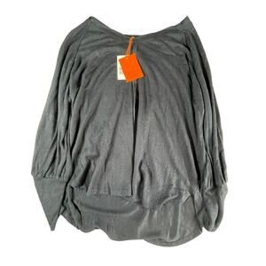 Knox Rose Sweater Womens Large Black Boho Flowy Tunic Long Sleeve Target NWT